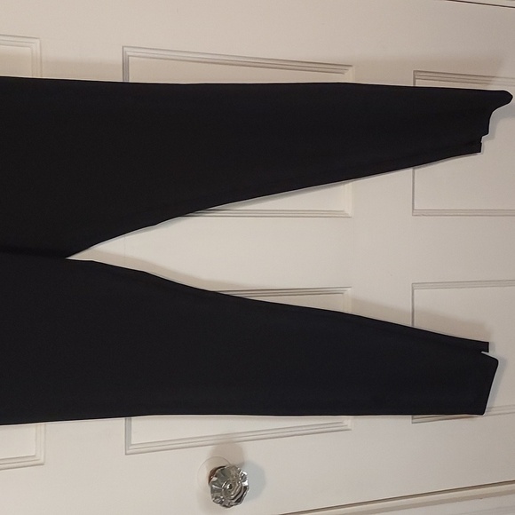 Theory Becker High Waist Black Legging Zip Leg Pants - Picture 4 of 12